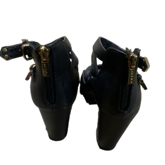 Aldo - black heels with gold buckles - size 7.5 - Picture 7 of 7